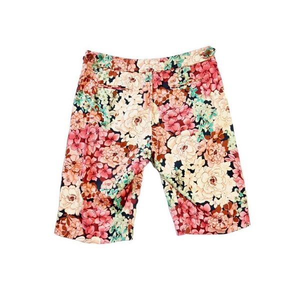 Larry Levine Floral Print Bermuda Shorts, Size 10 - Picture 4 of 7